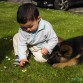 Ander y Aiko de pequeños
